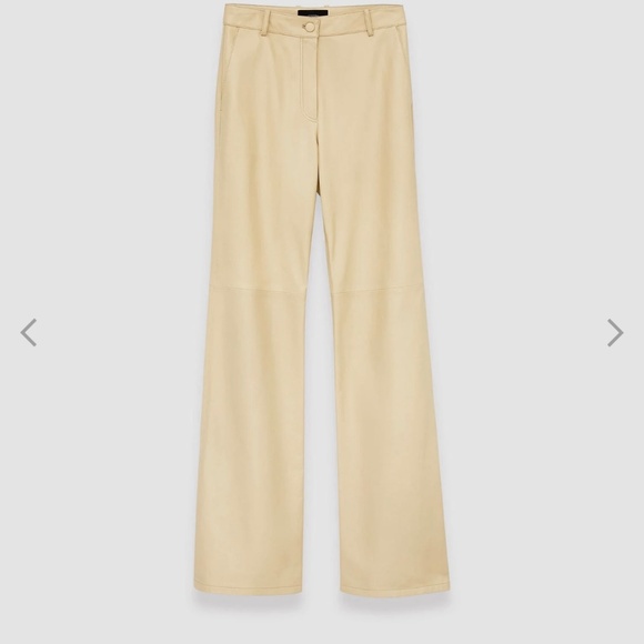 Joseph Wide Leg Nappa Leather Pants - size 38 - Picture 5 of 8